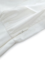 [Preview] 100% Cotton Ruffle Sleeve Women Blouse With Detachable Buckle GOELIA