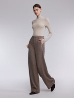 [Preview] Relaxed Straight Leg Women Knit Pants GOELIA