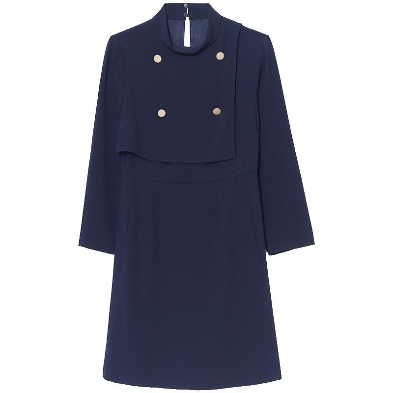 Triacetate Reversible Women Strap Midi Dress