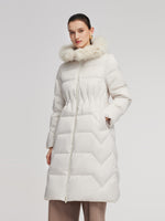 Gathered Waist Goose Down Garment GOELIA