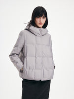 [Preview] Hooded Goose Down Cropped Jacket GOELIA