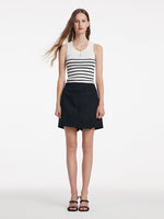 Asymmetric Ruched A-Line Skort GOELIA