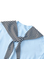 Tencel Wool Blend Women Knit Top With Detachable Stripe Hood GOELIA