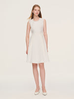 Jacquard Sleeveless Women Mini Dress GOELIA