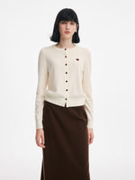 [Preview] Lyocell Wool Blend Cardigan And Skirt Two-Piece Set GOELIA