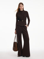 [Preview] Vest & Knit Top & Pants Three-Piece Set With Belt GOELIA