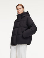 Loose Unisex Hooded Goose Down Jacket GOELIA