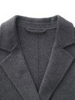 100% Wool Longline Unisex Overcoat GOELIA