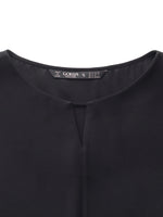 Triacetate Cut Out Women Top GOELIA