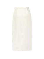 [Preview] Stretch Column Women TR Knit Skirt With Belt GOELIA