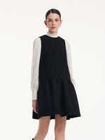 Round Neck Sequins Vest Dress GOELIA