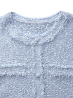 Frayed Edge Women Knit Top GOELIA