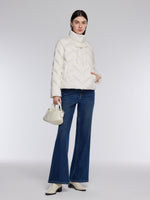 [Preview] Mandarin Collar Women Cropped Goose Down Jacket GOELIA