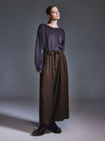 100% Linen Loose Fit Unisex Barrel Leg Pants GOELIA