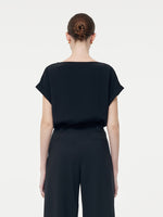 Triacetate Cut Out Women Top GOELIA