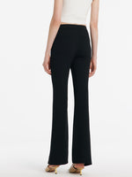 Mid-Rise Slit Micro-Flared Women Pants GOELIA