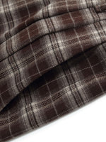 High-Waisted Plaid Women Pants GOELIA