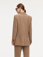Washable Wool Cashmere Blend Women Blazer GOELIA