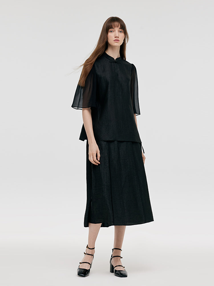 18 Momme Xiang Yun Silk Women Skirt