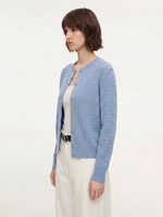 100% Cotton Cable Knit Women Cardigan GOELIA