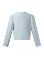 Acetate Blend Sequins Women Crop Jacket GOELIA