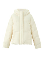 [Preview] Hooded Goose Down Cropped Jacket GOELIA