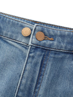 Cotton Denim Stretch Women Flared Jeans GOELIA