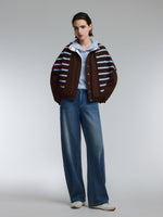 [Preview] Reversible Goose Down Baseball Jacket GOELIA