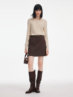 Vintage Plaid A-Line Women Mini Skirt GOELIA