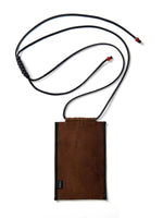 Dual-Color Gambiered Canton Gauze Crossbody Phone Bag GOELIA
