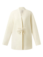 100% Wool New Chinese-Style Women Coat GOELIA