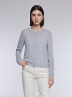 [Preview] 100% Brushed Cashmere Women Cardigan GOELIA