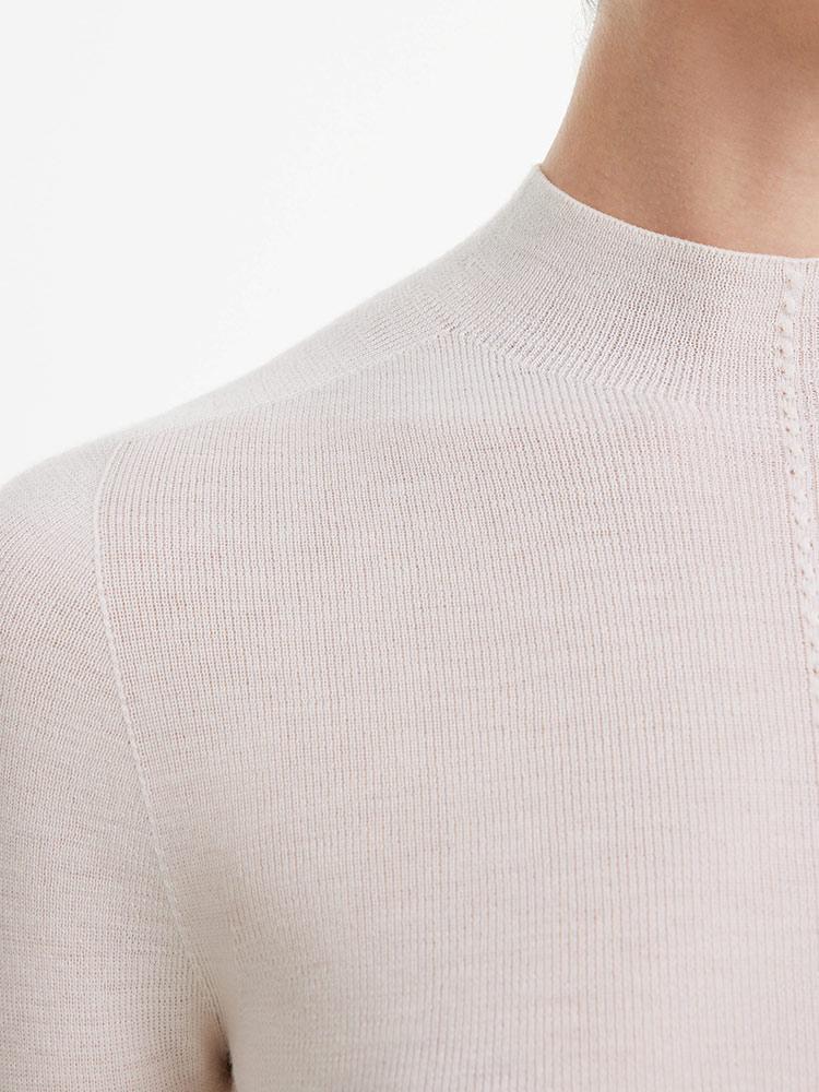 Seamless Woolen Turtleneck Women Sweater GOELIA