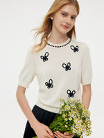 Tencel Butterfly Women Knit Top GOELIA
