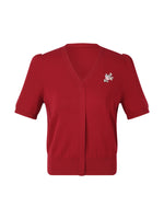 [Preview] Tencel Blend Floral Embroidered Women Knit Top GOELIA