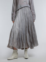 [Preview] Crushed Pleated A-Line Women Skirt GOELIA