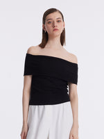 Slim Off Shoulder Women Top GOELIA