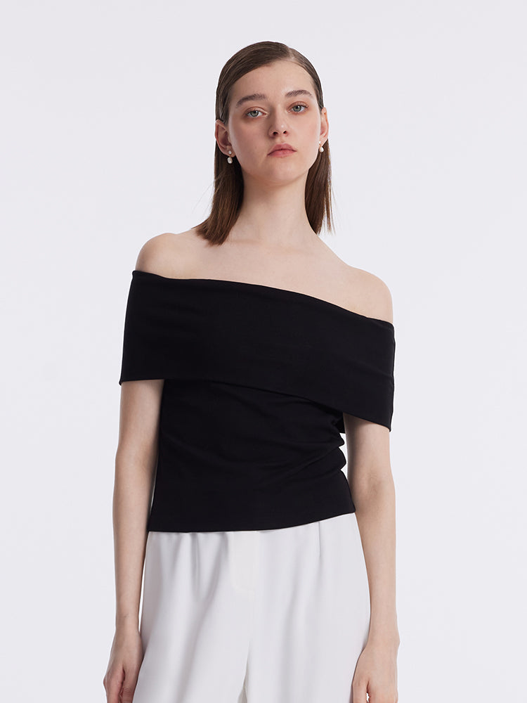 Hip Elegant Slim off Shoulder
