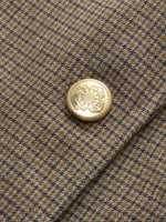 Plaid Notched Collar Women Blazer GOELIA