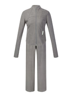 [Preview] Double-Brushed Stretch Zip Jacket And Pants Two-Piece Set GOELIA