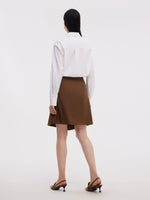 Shirt Dress And Adjustable Waist Skirt Two-Piece Set GOELIA
