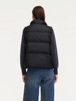 Stand Collar Zip-Up Goose Down Vest GOELIA