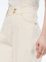 Denim High Waisted Women Loose Fit Straight Jeans GOELIA