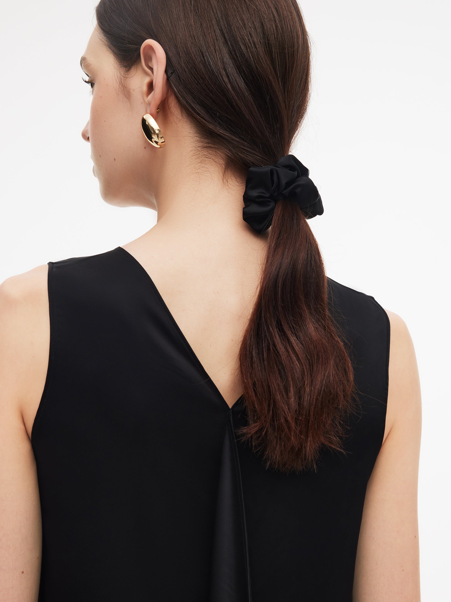 Triacetate Blend Women Sleeveless Reversible Midi Dress GOELIA