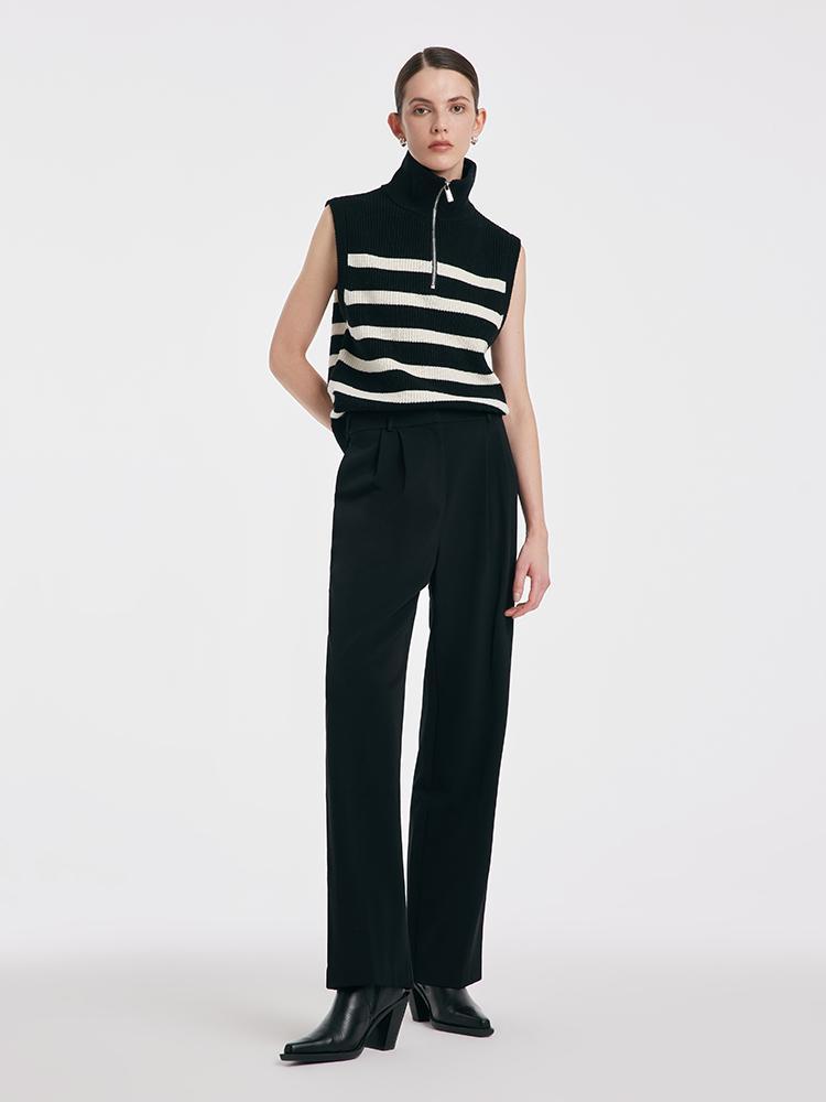 Acetate Straight Full Length Pants – GOELIA