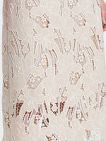 Lace Floral-Shaped Openwork Slit Women Half Skirt GOELIA