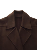 100% Wool Double-Faced Women Wrap Overcoat GOELIA