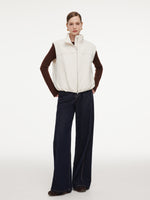 [Preview] Stand Collar Padded Women Zip-Up Vest GOELIA
