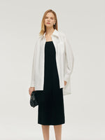 Women Knitted Detachable Spaghetti Strap Midi Dress GOELIA