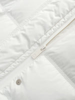 Drawstring Adjustable Waist Hooded Long Goose Down Coat GOELIA